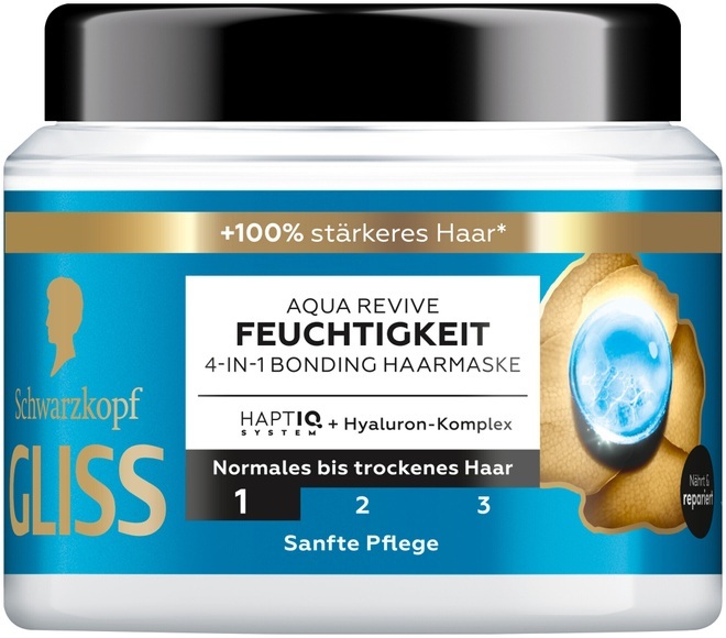4-in-1 Bonding Haarmaske Aqua Revive Feuchtigkeit Damen 400ml