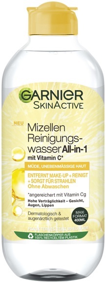 Garnier Mizellen Reinigungswasser All-in-1 mit Vitamin C*, 400ml