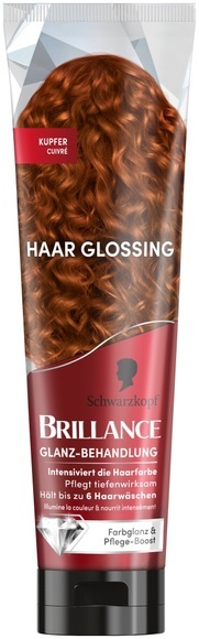 Schwarzkopf Brillance Glanz-Behandlung Haar Glossing Kupfer 150 ml