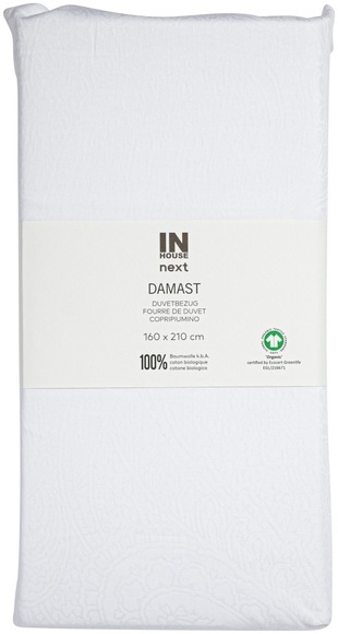 IH NEXT Duvet Satin Pais. weiss 160x210