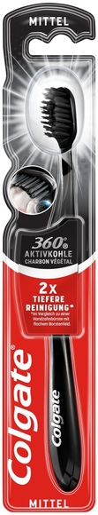 Colgate Total Zahnbürste 360 Aktivkohle