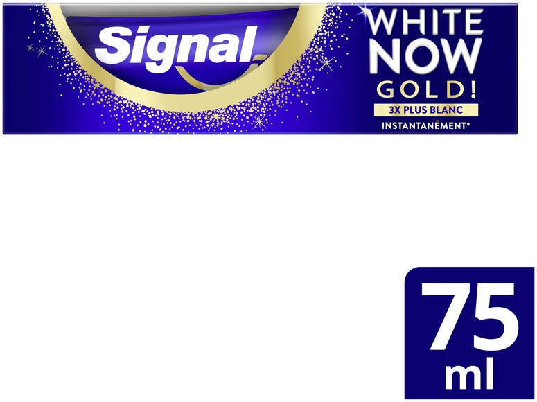 Signal Zahnpaste White Now Gold