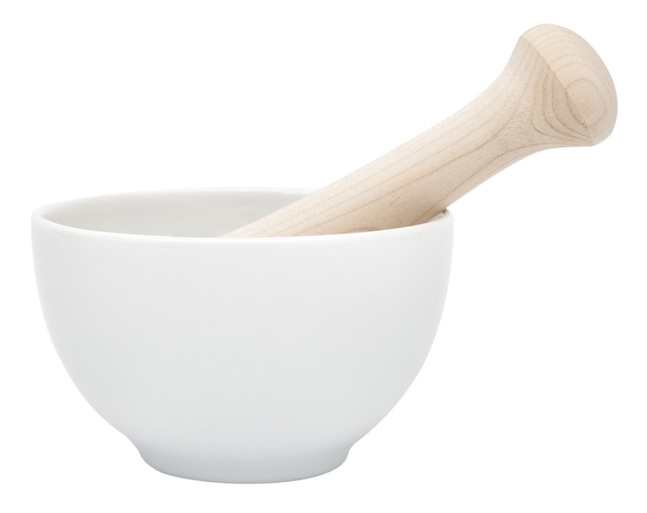 Mörser mit Holz Stössel