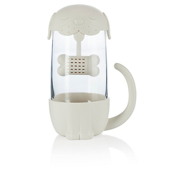 Tee Becher Hund mit Tee-Ei