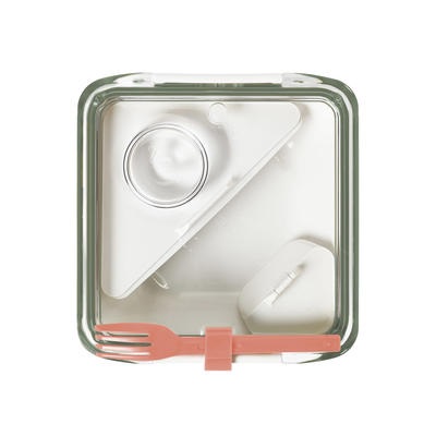Box Appetit Lunchbox - olive / weiss