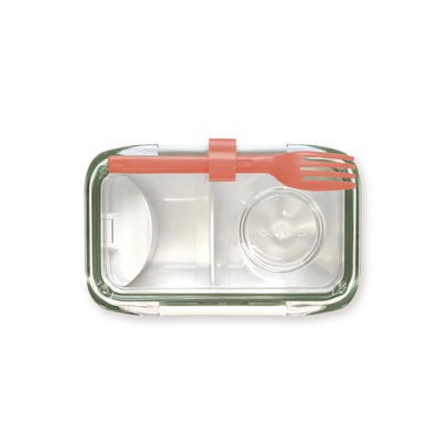 Bento Box Lunchbox - olive / weiss