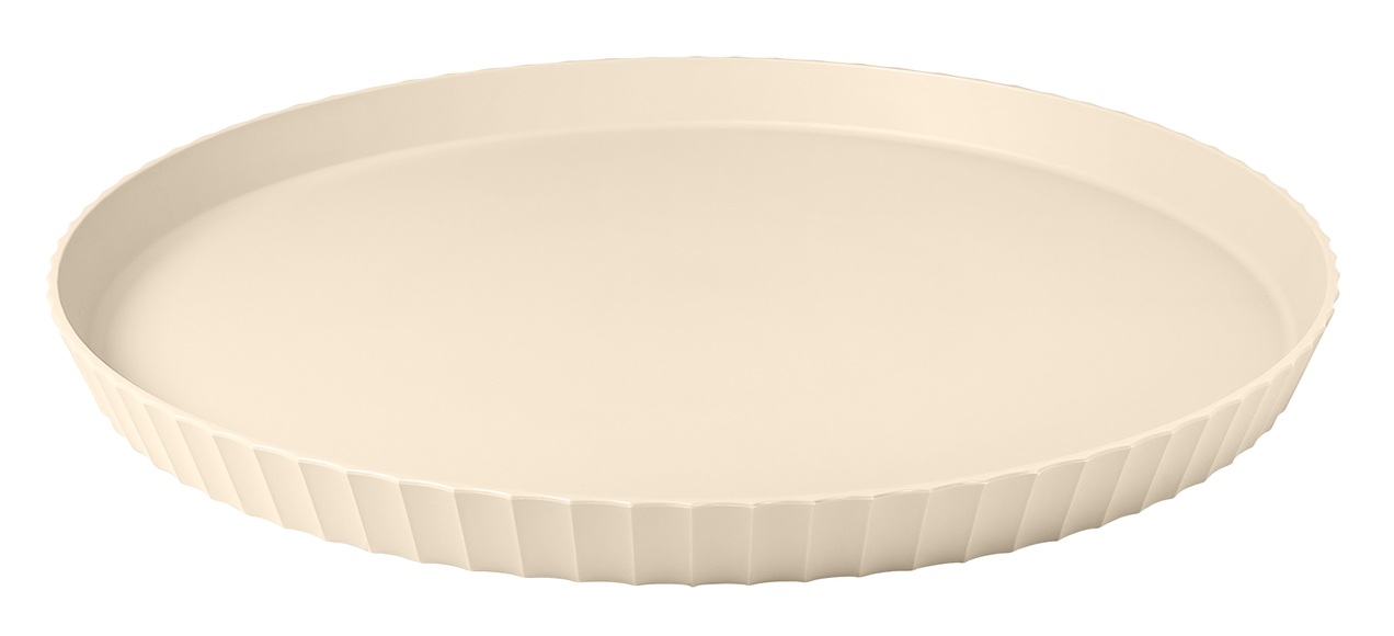 Tablett 40cm beige