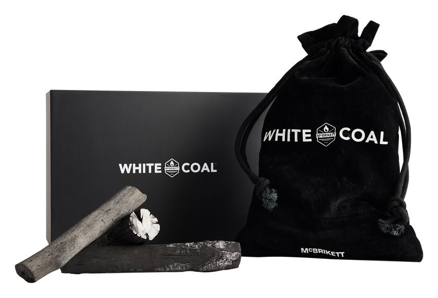 McBrikett - Holzkohle WHITECOAL - schwarz