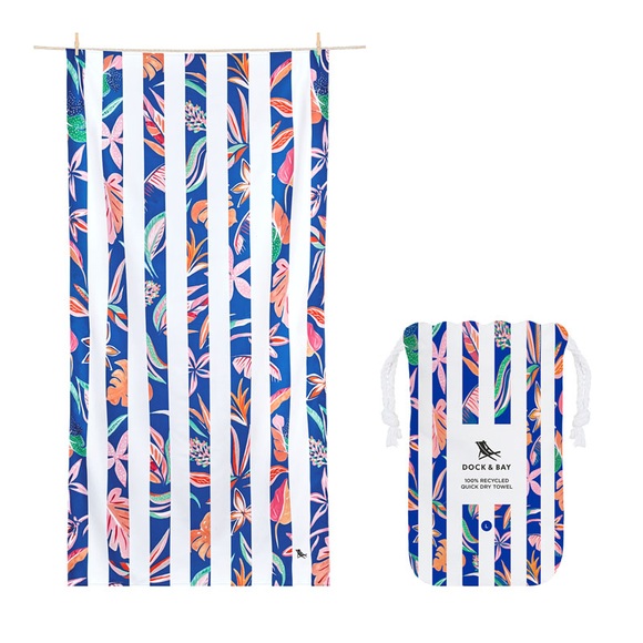 Badetuch FLOWER POWER L Tropical Bloom