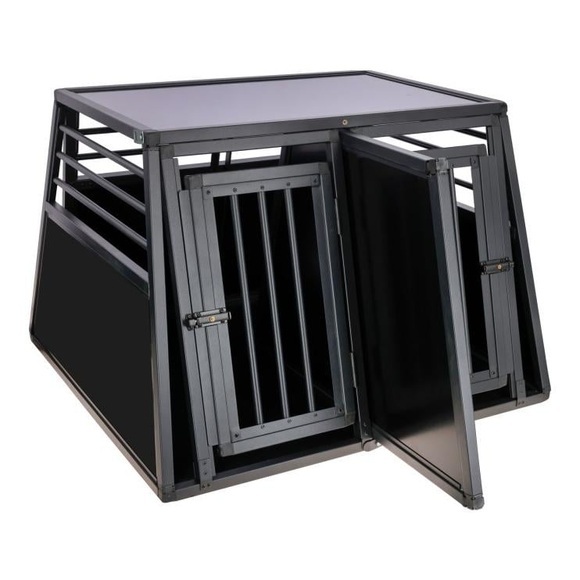 Kerbl Transportbox Vacation, Alu, zweitürig - Aluminium -