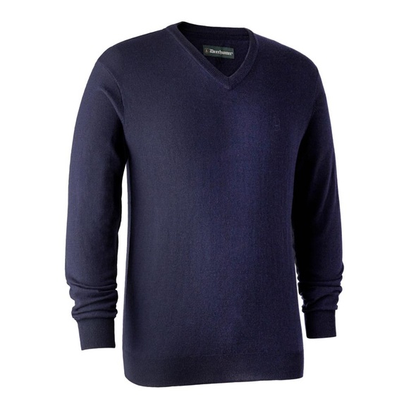 Deerhunter Kingston Pullover mit V-Ausschnitt - Dark Blue