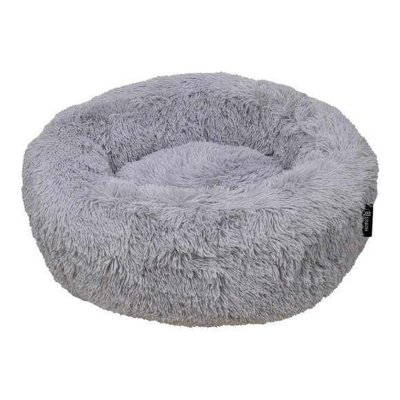 Warmako Hundebett District70 Flaum Donut - grau