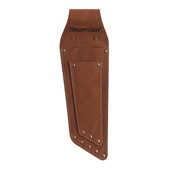 Hauptner Leder Gürtel-Messertasche für 2 Messer - braun