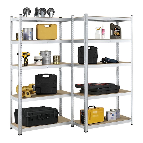 Hauptner 2er Set Lagerregal 180 x 90 x 40 cm