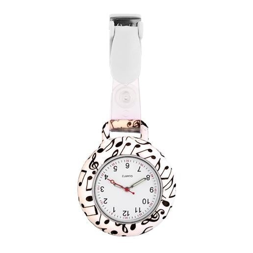 Schwesternuhr Sonderedition Clip Note - Weiss -