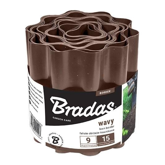 Bradas Rasenkante wellig - braun