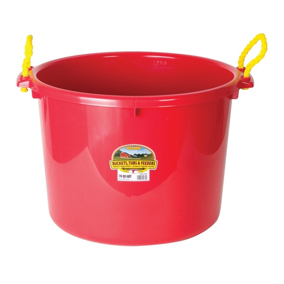 Little Giant DuraFlex Wasser- und Futtertrog - rot