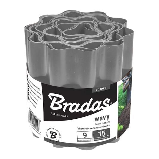 Bradas Rasenkante wellig - grau