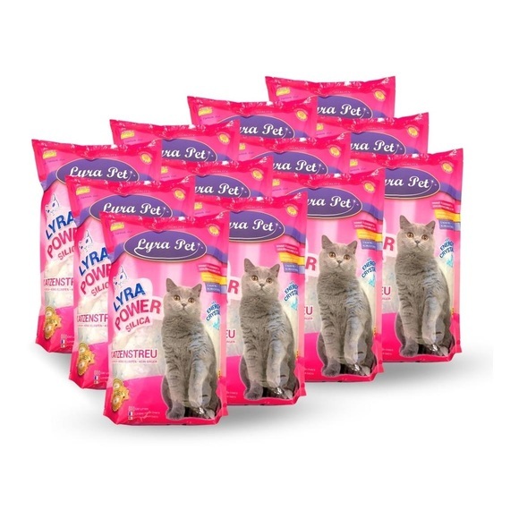 Lyra Pet Lyra Power Silica Silikat Katzenstreu - Rosa -