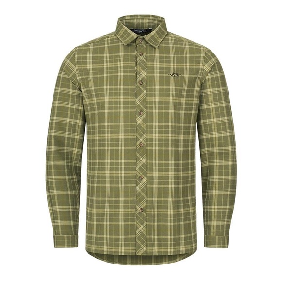 Blaser 21 TF Hemd - Oliv/Beige kariert - Olive/Beige kariert -