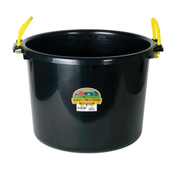 Little Giant DuraFlex Wasser- und Futtertrog - schwarz
