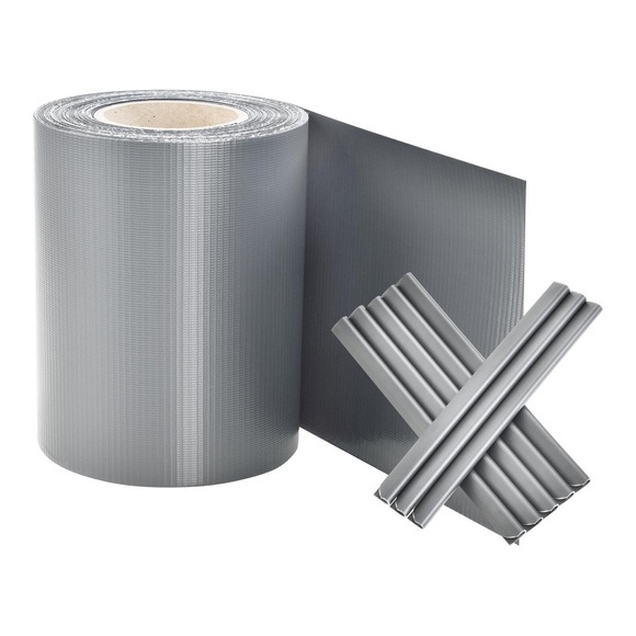 Hauptner PVC Sichtschutzstreifen - hellgrau