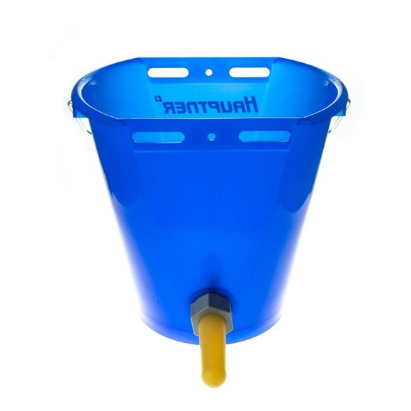 Hauptner HP Kälbertränkeeimer mit Sauger - Blau -