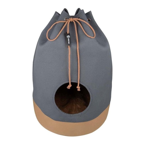 DISTRICT70 Katzen-Bett/Tasche CASA Cognacfarben