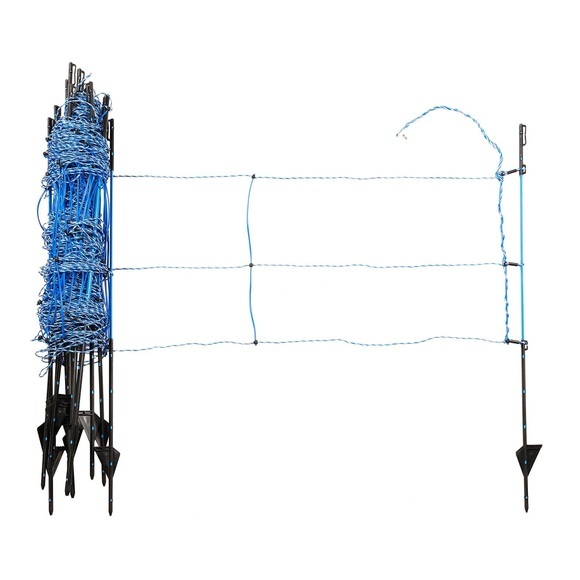 Wildabwehrnetz WildNet 50 Meter mit 9 x 0,3 mm TriCond - Leiterdrähten
