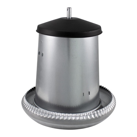 River Futterautomat aus Metall mit Abdeckung