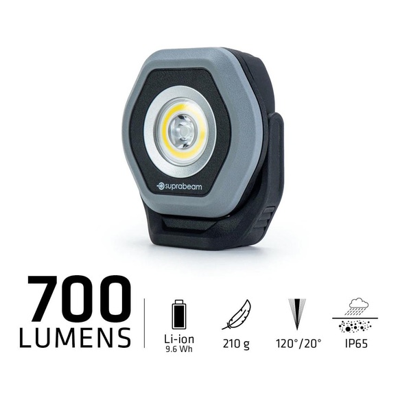 Suprabeam D2r Arbeitslampe 700 lm - Schwarz-Grau -