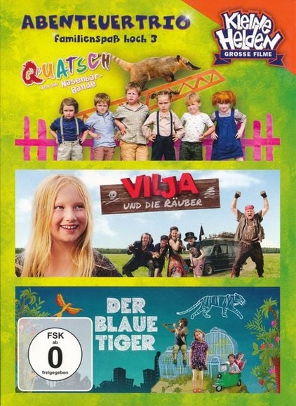 Abenteuertrio - Familienspaß hoch 3, 3 DVDs