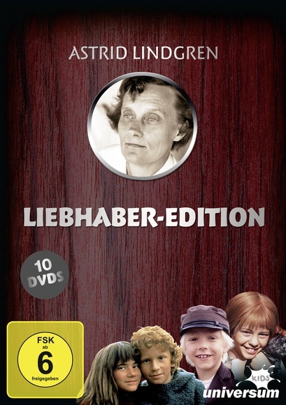 Astrid Lindgren: Liebhaber-Edition, 10 DVDs