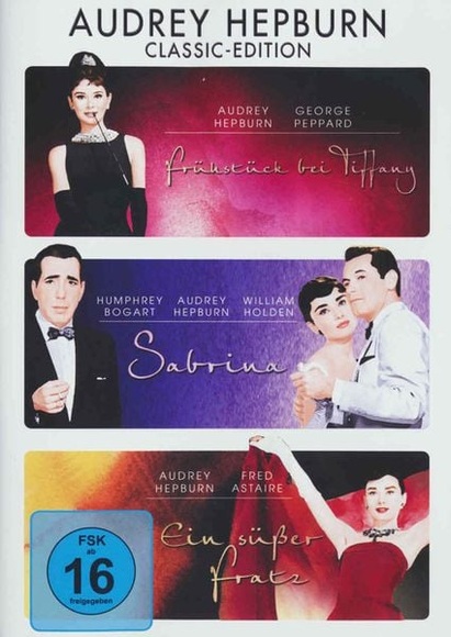 Audrey Hepburn - Classic Edition, 3 DVDs