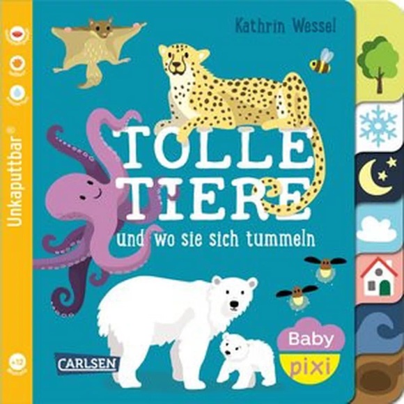 CARLSEN Baby Pixi (unkaputtbar) 114: Tolle Tiere