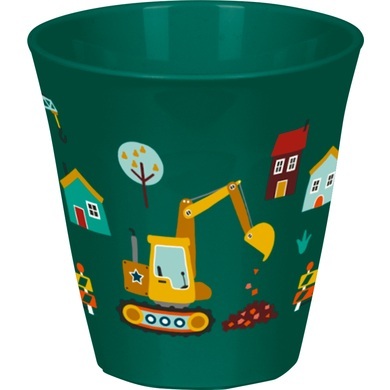 Becher WENN ICH MAL GROss BIN - BAGGER (8x7 5) in grün