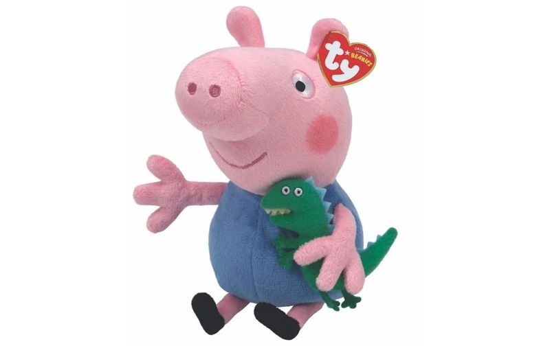 TY Peppa Pig Beanie George 15 cm