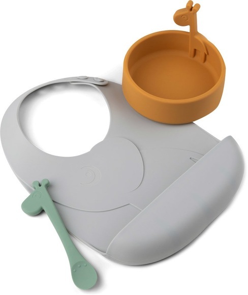 Done by Deer™ Geschirr-Set Peekaboo first meal in bunt