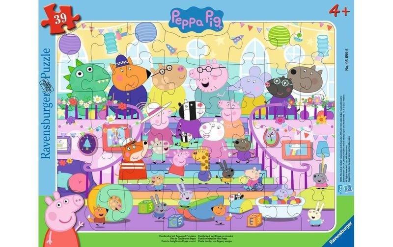 Puzzle Familienfest mit Peppa und Freunden (39Teile)