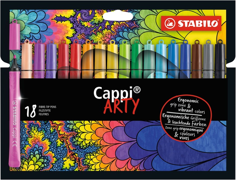 STABILO® Filzstift STABILO® CAPPI ARTY 18er
