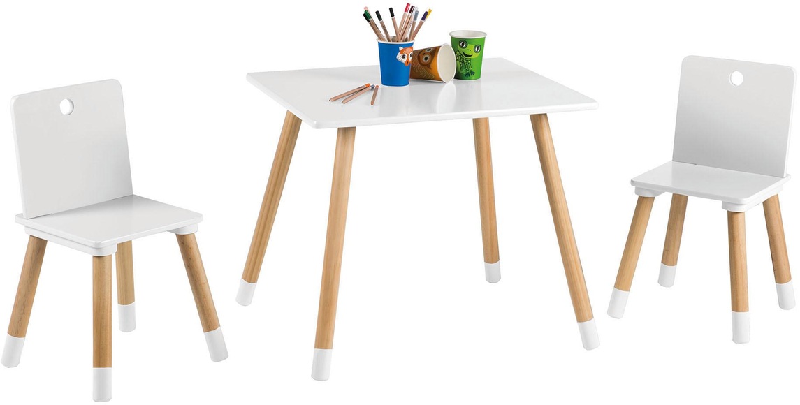Roba Tisch und Stühle für Kinder, »Kindersitzgruppe, weiss«