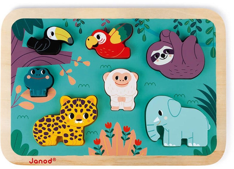 WWF Puzzle Dschungel Multicolor