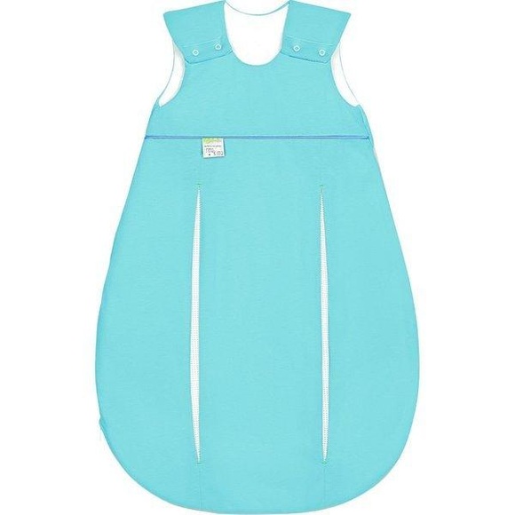 Odenwälder Jersey-Schlafsack BABYNEST® PRIMA KLIMA UNI in sky blue in Gr. 70