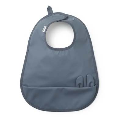 Elodie Details Lätzchen TENDER BLUE BUNNY mit Auffangschale in dunkelblau