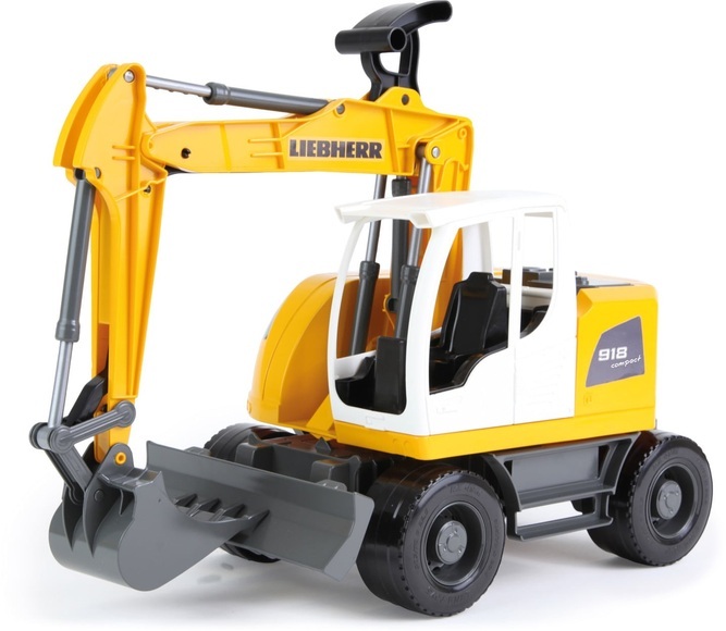LENA® 04611EC - Worxx, Bagger Liebherr A918 Litronic, L/B/H 48x17x28 cm