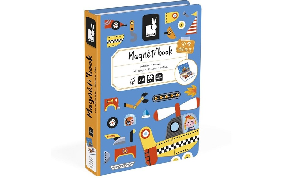 Janod Magneti'book Fahrzeuge