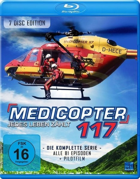 Medicopter 117 - Jedes Leben zählt - Gesamtedition, 7 Blu-ray (SD on Blu-ray)