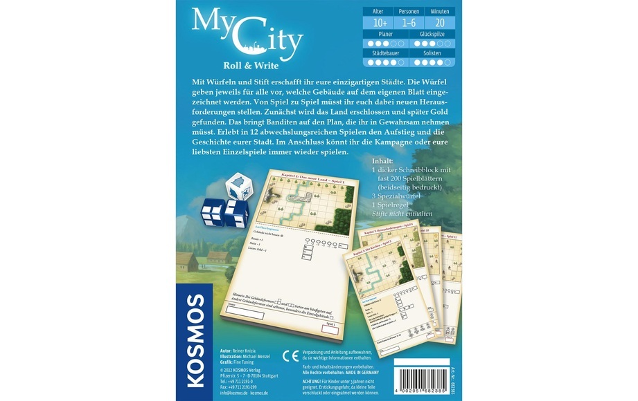 My City Roll & Write