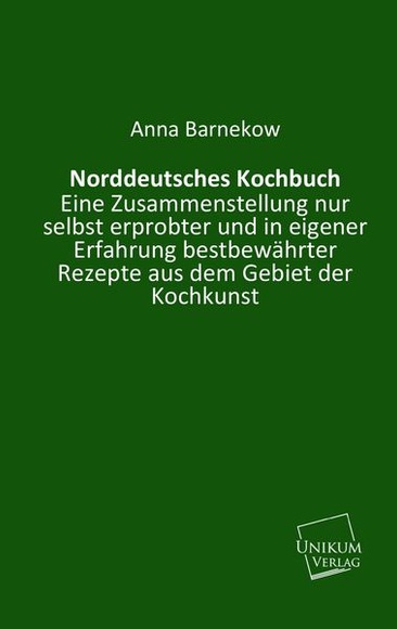 Norddeutsches Kochbuch.