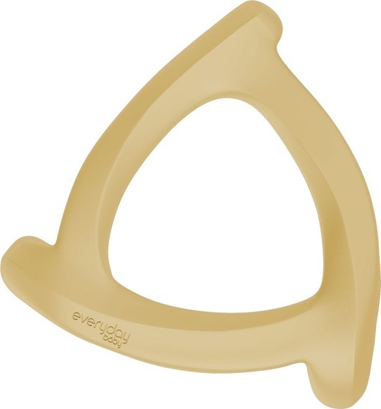 everyday baby Beißring Silikon soft yellow